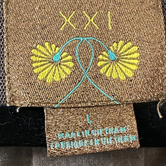 Forever 21 Chocolate Brown Embroidered Tank Top - Picture 2 of 6